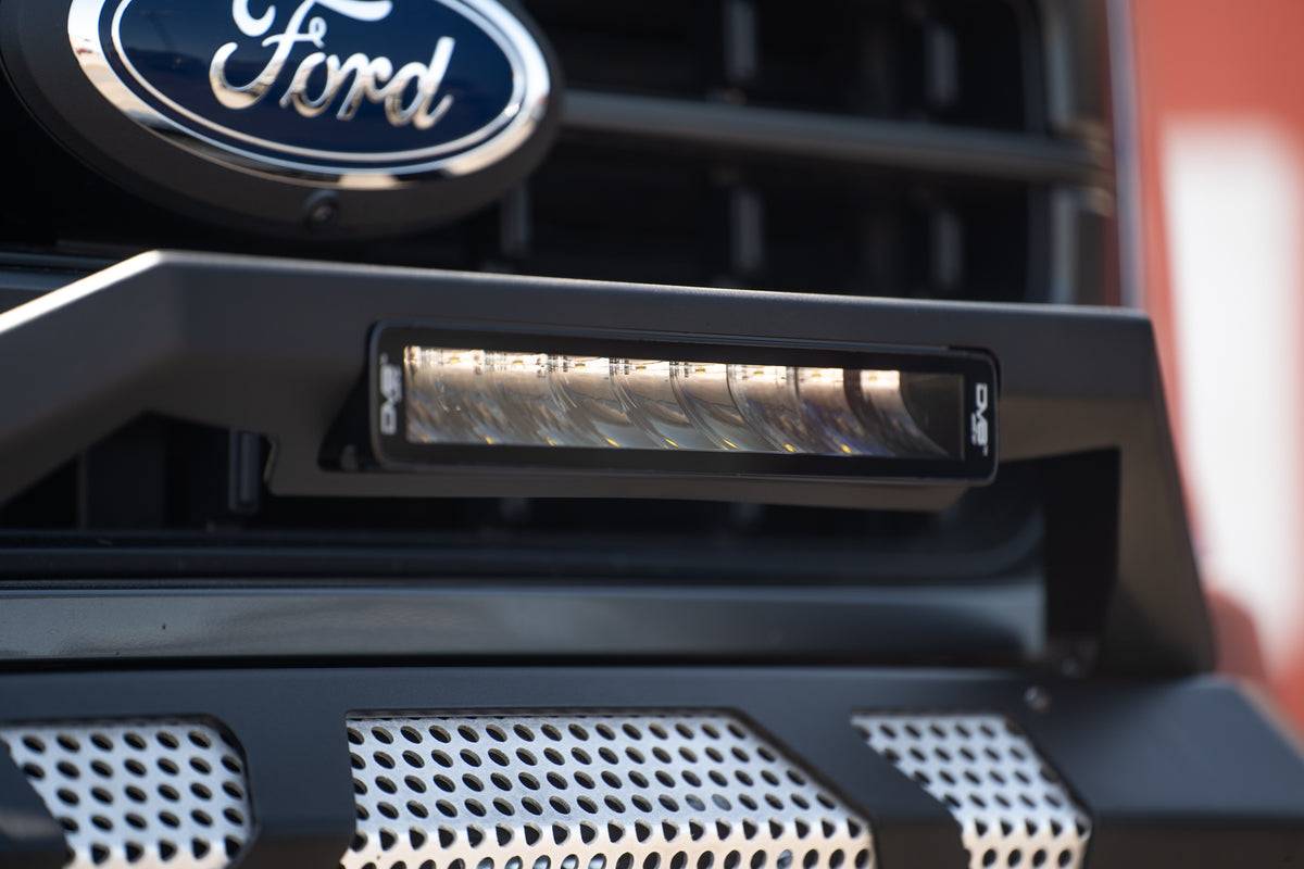 DV8 Offroad - Unvl 13in. High Profile LED Light Bar w/ Flood/spot Combo Pattern/side Mounts - BE13EW45W
