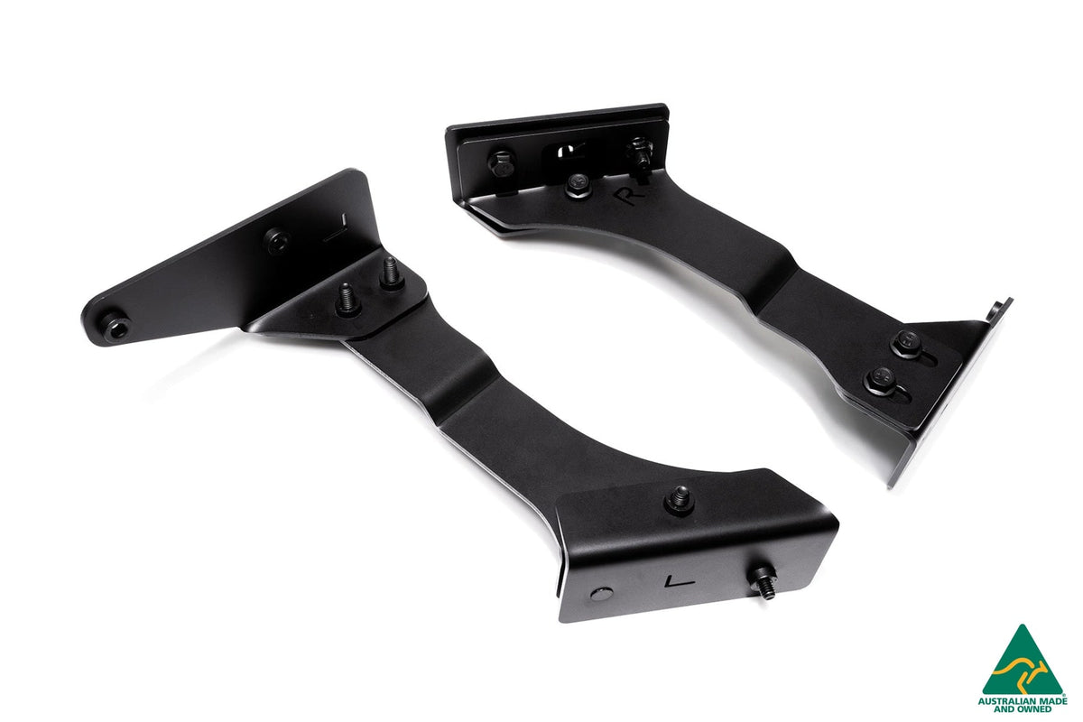 Flow Designs - MK8 Golf R Chassis Mounted Front Lip Splitter