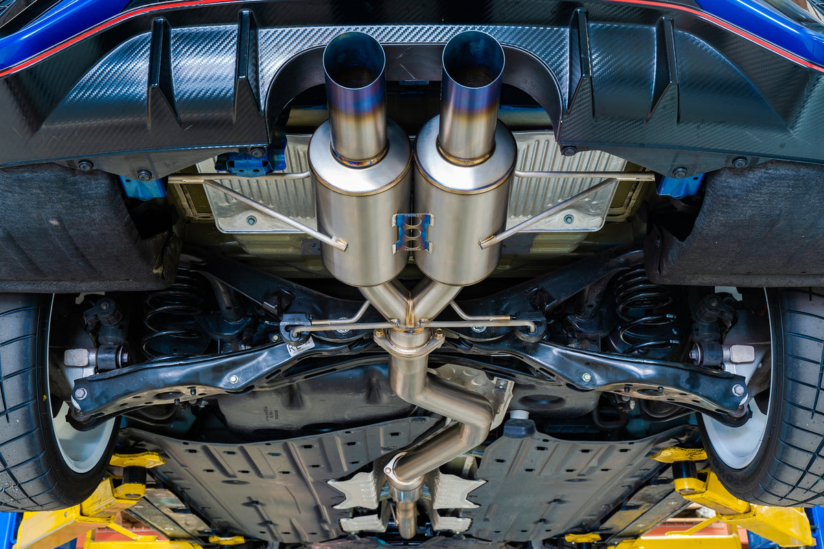 Remark 2017+ Honda Civic Type-R FK8 Full Titanium Resonated Cat-Back Exhaust - RK-C2076H-01TC