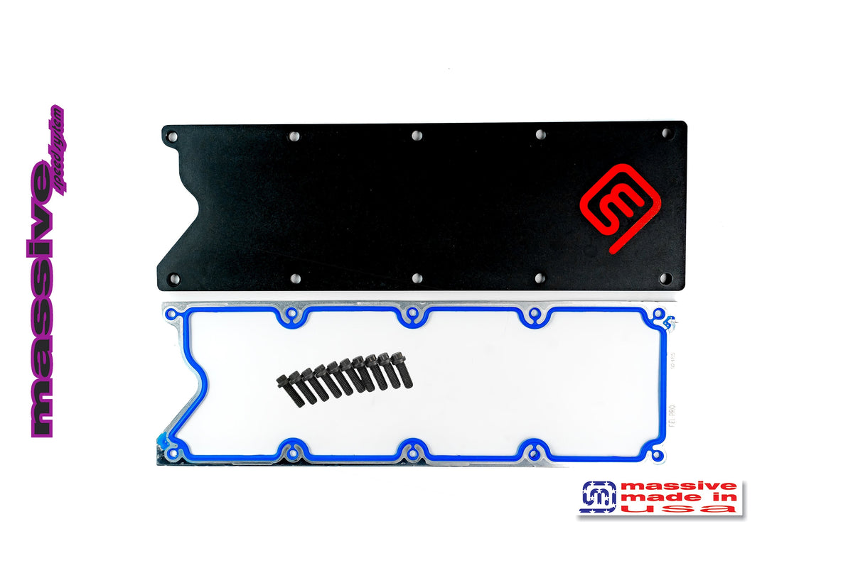 Copy of Massive Trophy Valley Plates - Knock Sensor Eliminated - GM LS Gen III Engines - Massive Speed System