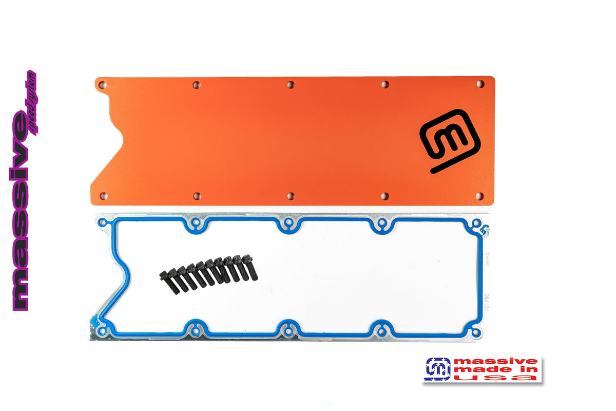 Copy of Massive Trophy Valley Plates - Knock Sensor Eliminated - GM LS Gen III Engines - Massive Speed System