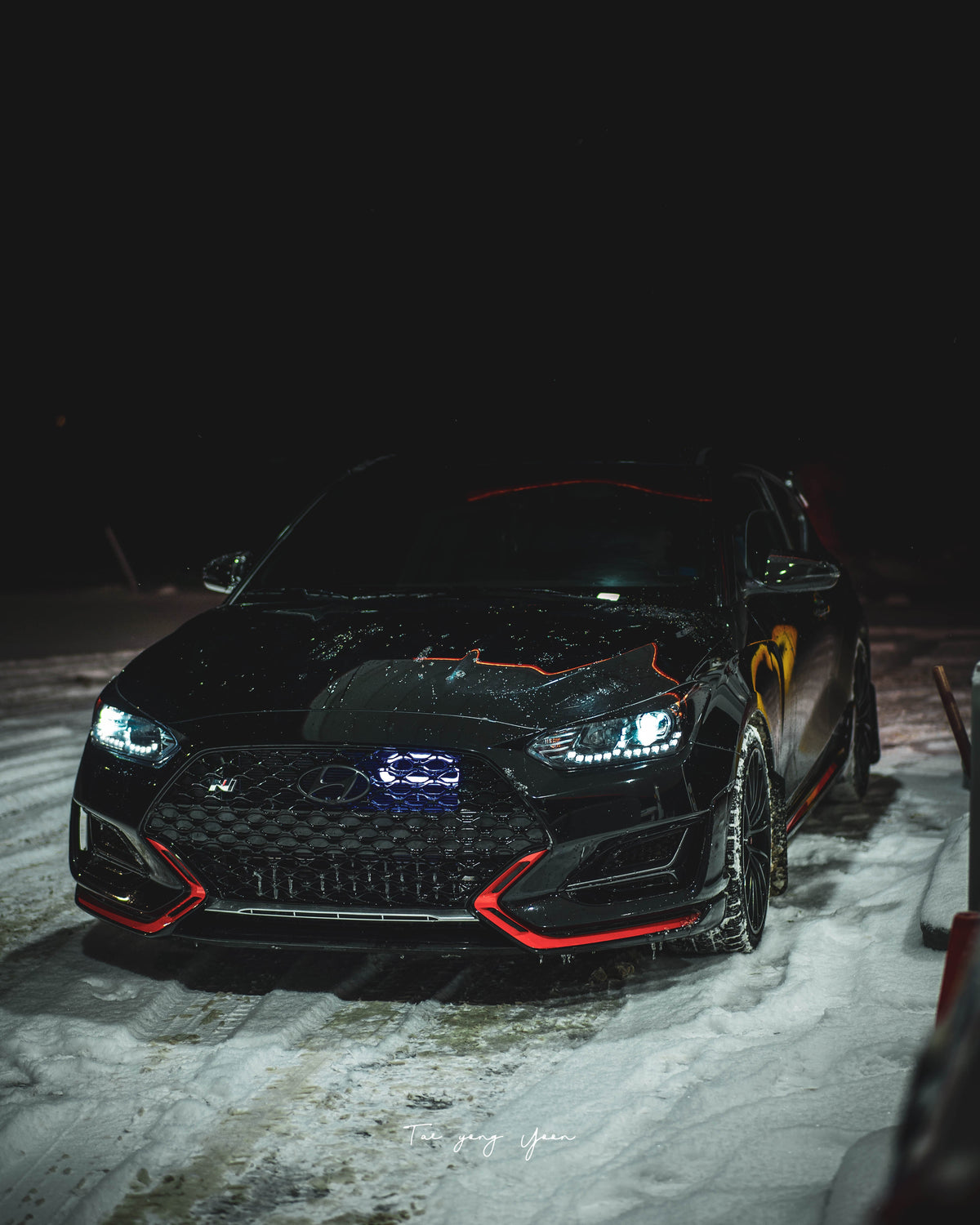 Velossa Tech - 2019-2022 Hyundai Veloster N (non-DCT) BIG MOUTH &quot;LIT KIT&quot; Ram Air Intake Snorkel