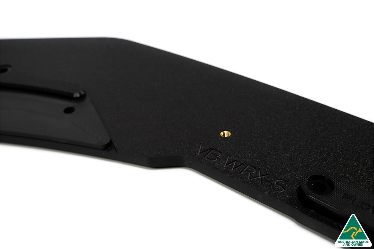 Flow Designs - VB WRX Front Lip Splitter (TEXTURED)