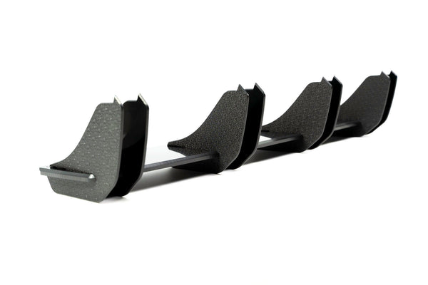 Flow Designs - MK8 Golf R Flow-Lock Rear Diffuser for 2022-2024 Volkswagen Golf R - front view