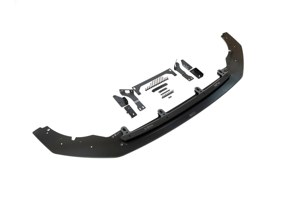 Flow Designs - MK8 Golf R Chassis Mounted Front Lip Splitter