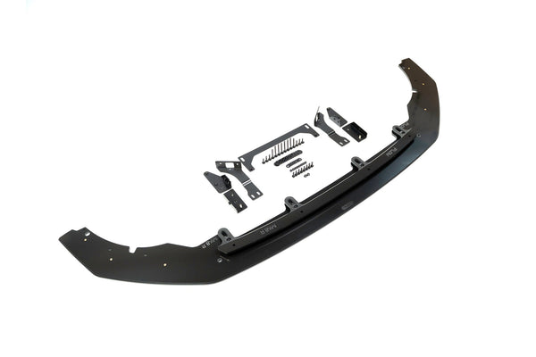 Flow Designs - MK8 Golf R Chassis Mounted Front Lip Splitter for 2022-2024 Volkswagen Golf R - front view