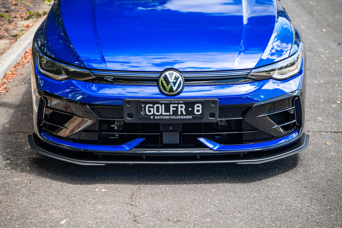 Flow Designs - MK8.5 Golf R Chassis Mounted Front Lip Splitter