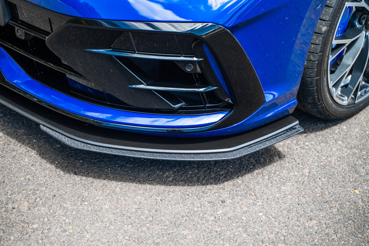 Flow Designs - MK8.5 Golf R Front Lip Splitter Extensions (Pair)