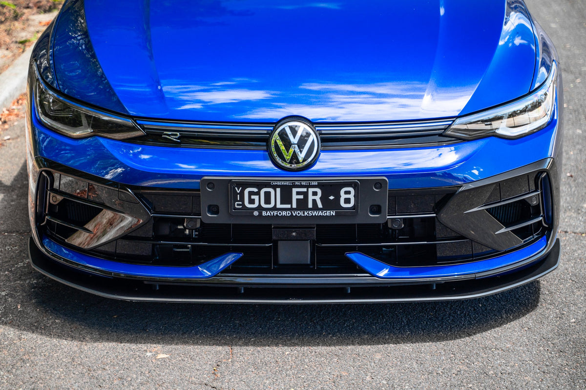 Flow Designs - MK8.5 Golf R Chassis Mounted Front Lip Splitter