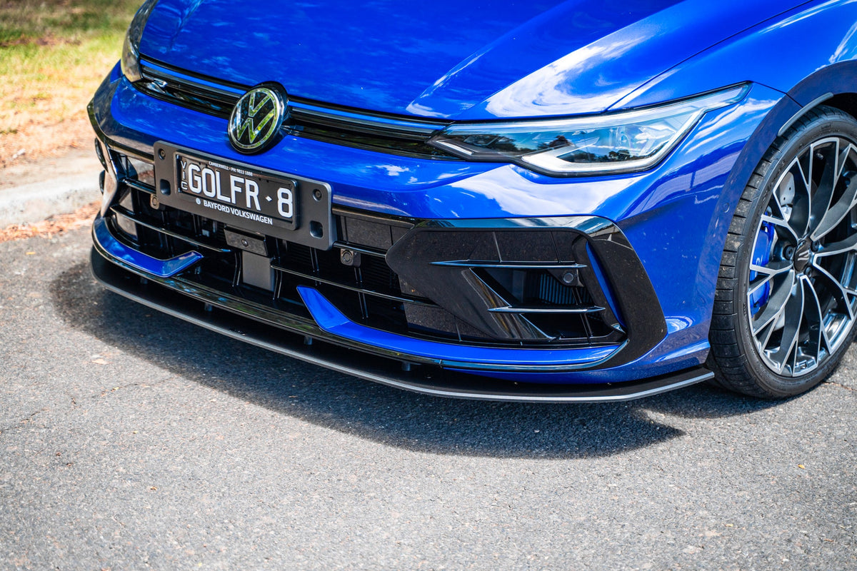 Flow Designs - MK8.5 Golf R Chassis Mounted Front Lip Splitter