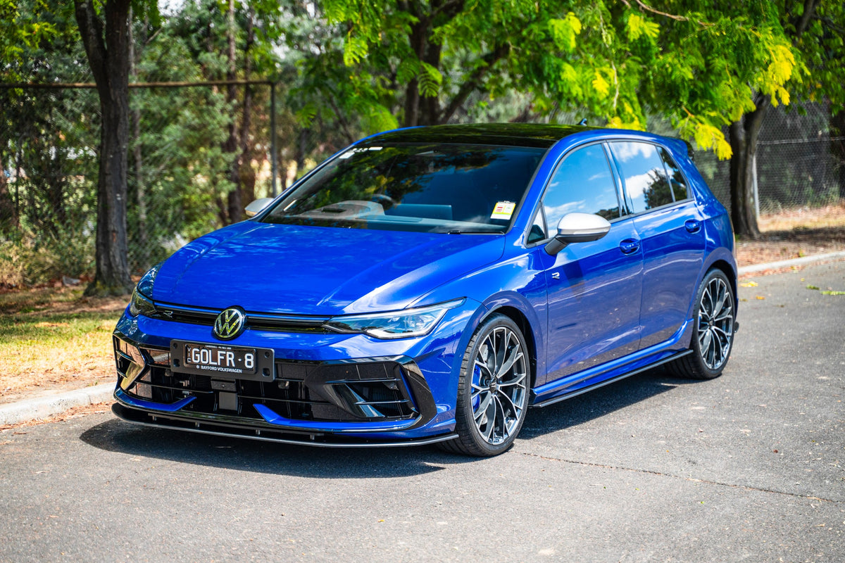 Flow Designs - MK8.5 Golf R Chassis Mounted Front Lip Splitter