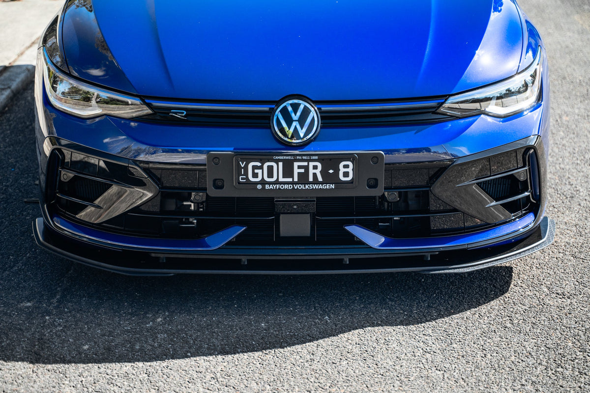 Flow Designs - MK8.5 Golf R Front Lip Splitter Extensions (Pair)