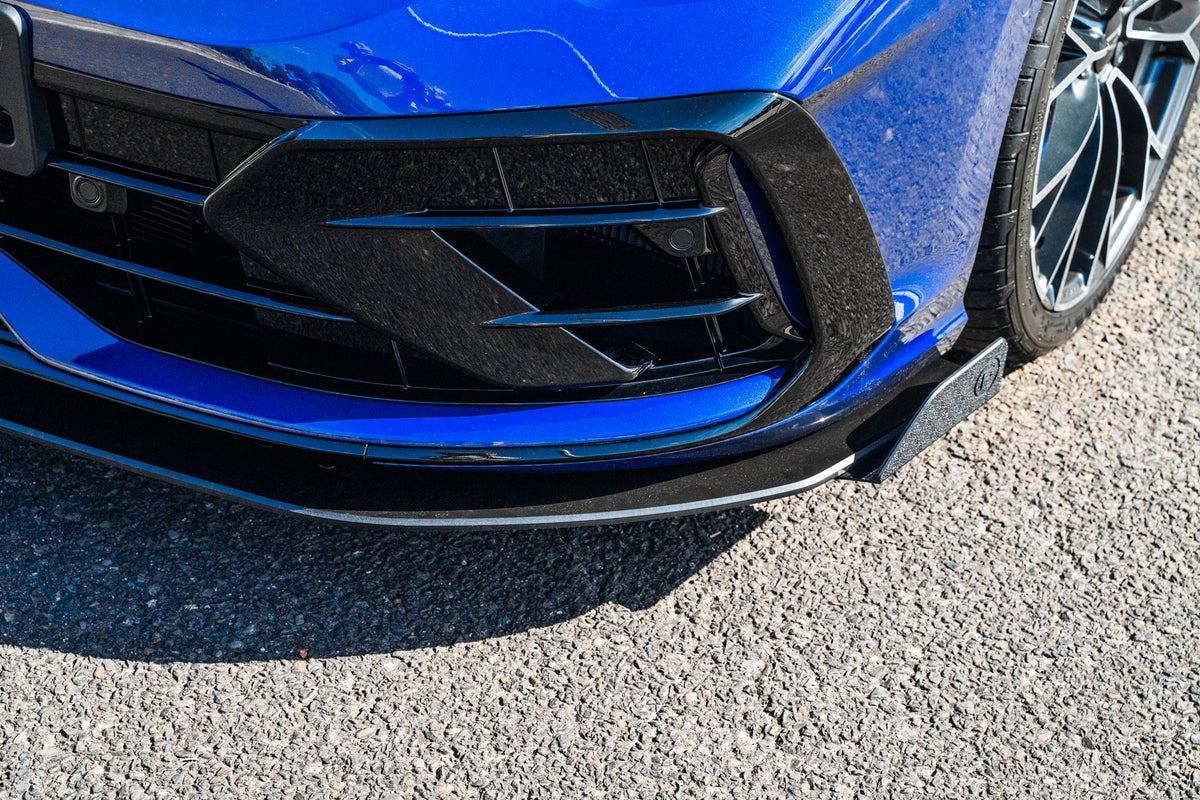 Flow Designs - MK8.5 Golf R Chassis Mounted Front Lip Splitter