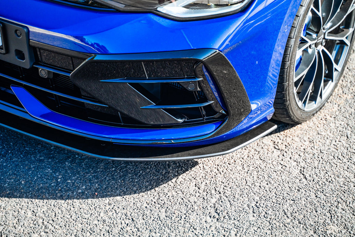 Flow Designs - MK8.5 Golf R Chassis Mounted Front Lip Splitter