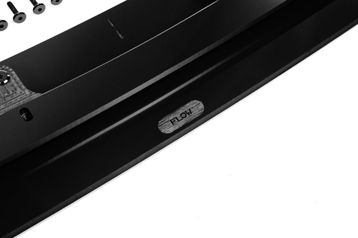 Flow Designs - MK8 Golf GTI Front Lip Splitter &amp; Bumper Reinforcement Plate