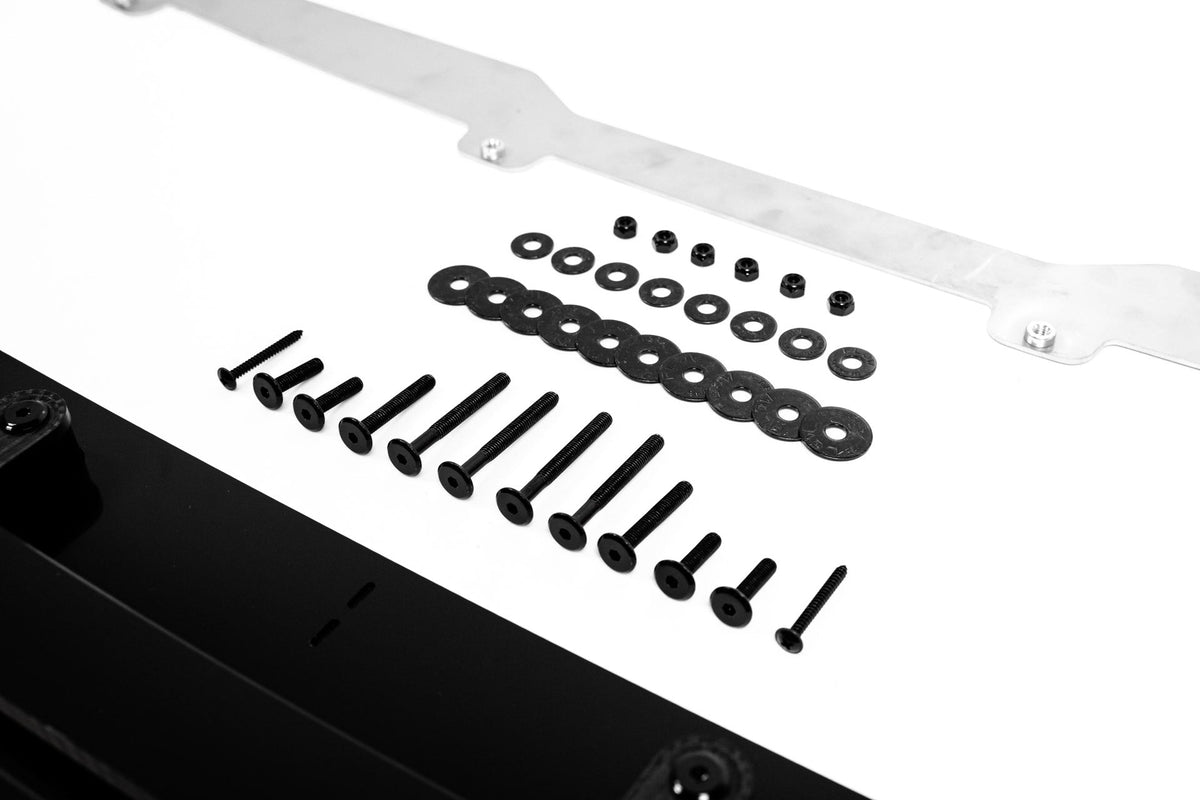 Flow Designs - MK8 Golf GTI Front Lip Splitter &amp; Bumper Reinforcement Plate