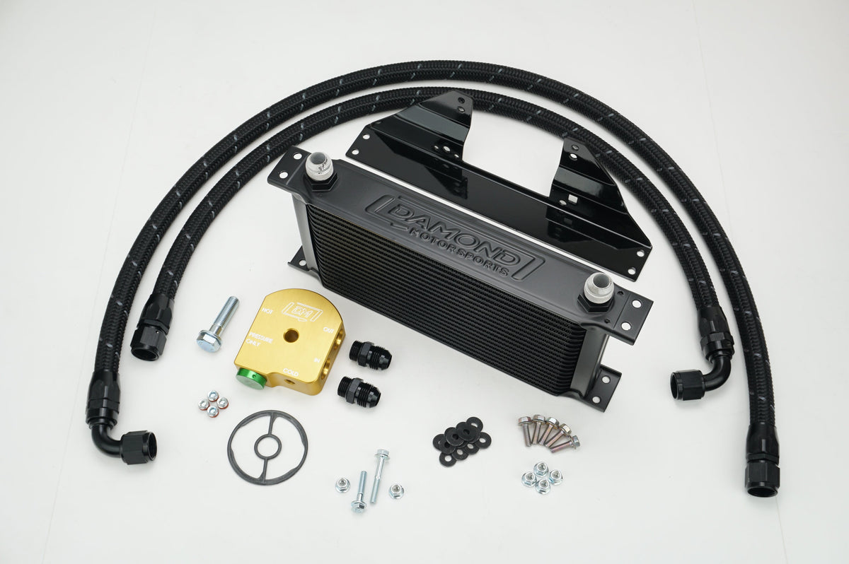 Mazdaspeed3 Engine Oil Cooler Kit available at Damond Motorsports