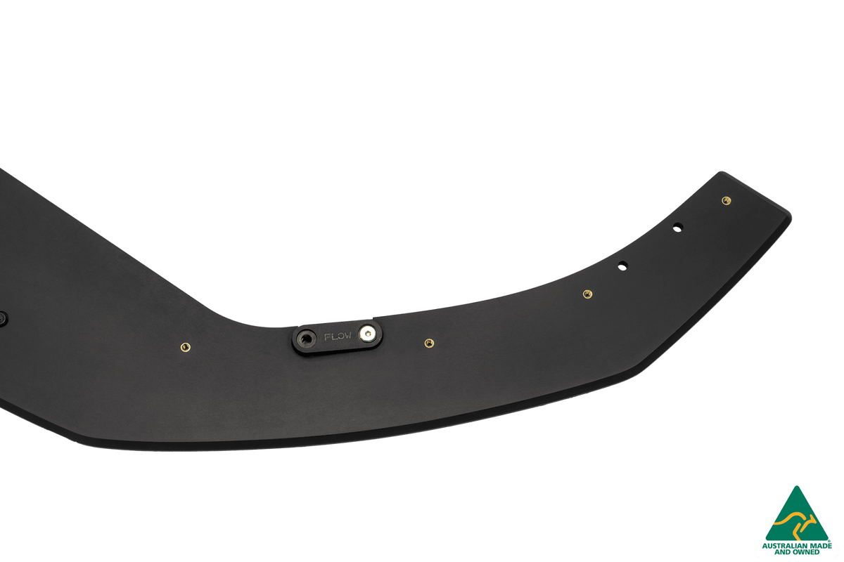 Flow Designs - S3 8V Sedan Facelift Front Lip Splitter &amp; Mounting Brace