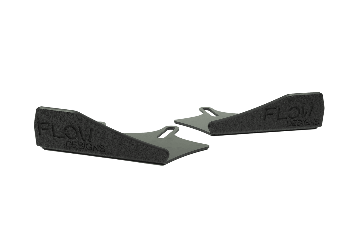 Flow Designs - RS3 8V Sedan Facelift Front Lip Splitter Winglets (Pair)