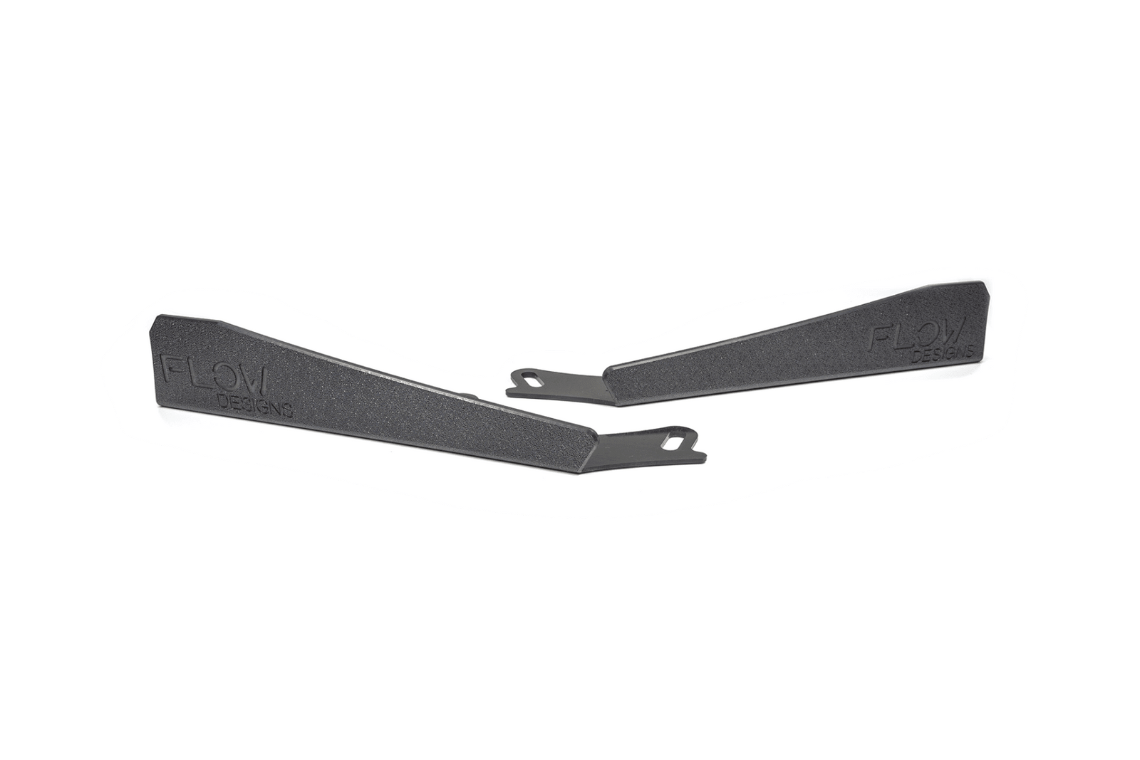 Flow Designs - Impreza WRX/RS G3 Sedan PFL Side Skirt Splitter Winglets (Pair) for 2008-2010 Subaru WRX - front view