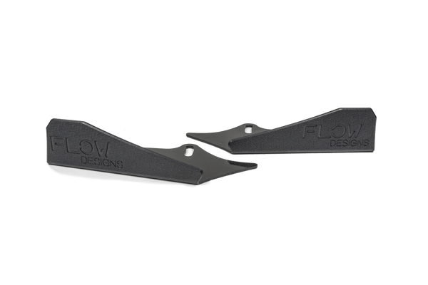 Flow Designs - Impreza WRX/RS G3 Hatch PFL Rear Spat Winglets (Pair) for 2008-2010 Subaru WRX - front view