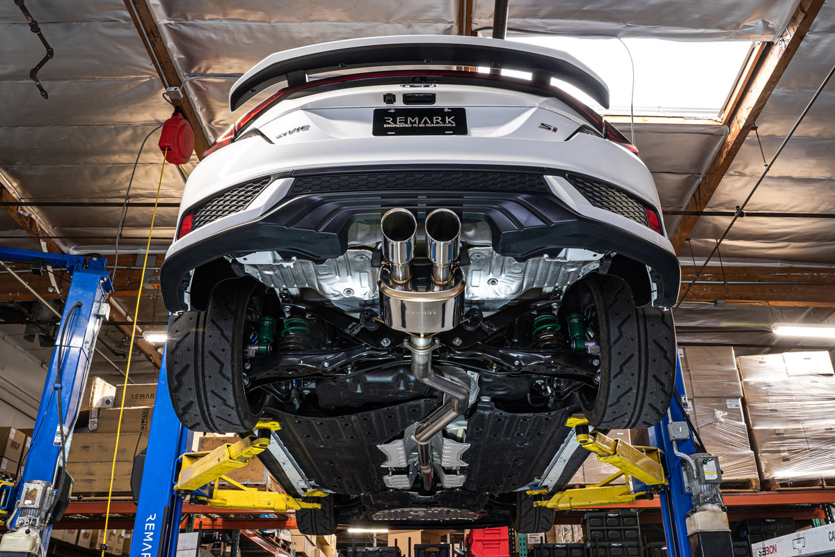 Remark 2017+ Honda Civic Si Coupe Cat-Back Exhaust (Non-Resonated) - RK-C1076H-03