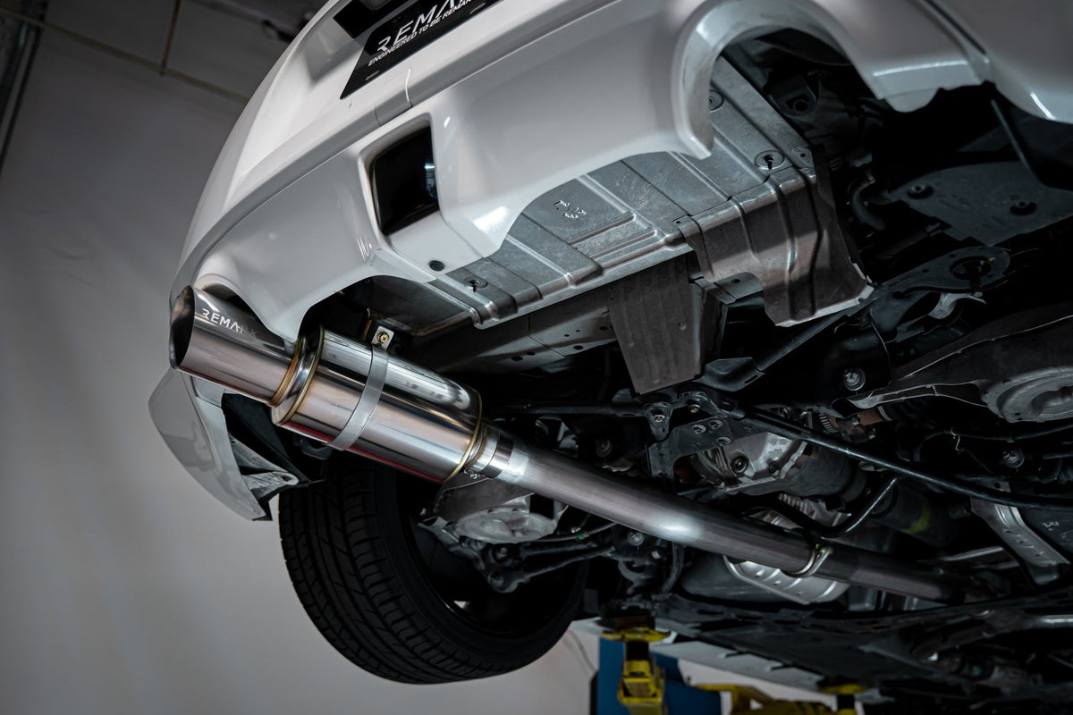 Remark 2009+ Nissan 370Z Cat-Back Exhaust R1-Spec w/Single Stainless Steel Exit - RK-C1076N-01
