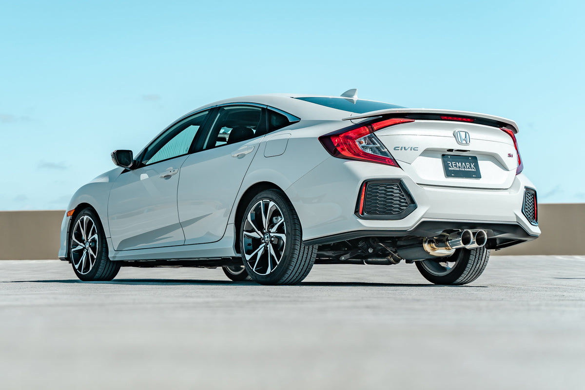 Remark 2017+ Honda Civic Si Coupe Cat-Back Exhaust (Non-Resonated) - RK-C1076H-03