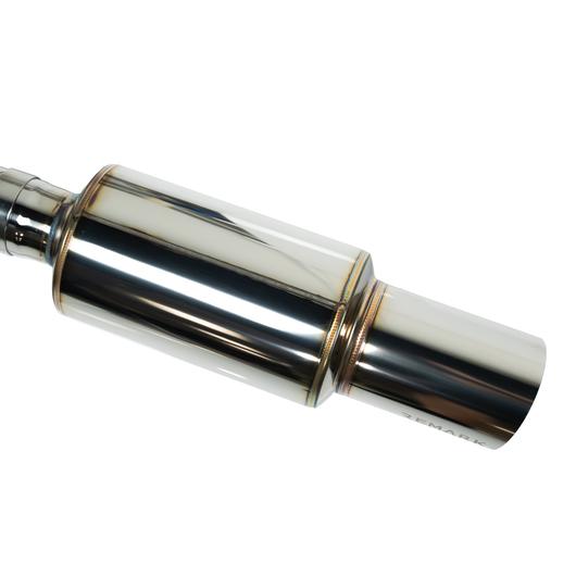 Remark 08-14 Subaru WRX / STI Hatch Cat-Back Exhaust R1 Spec Single Exit Stainless Steel - RK-C1076S-02