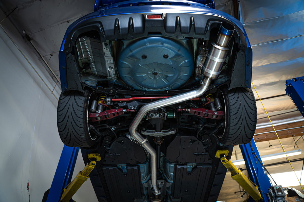 Remark 2015+ Subaru WRX/STI (VA) R1-Spec Single-Exit Cat-Back Exhaust w/ Titanium Muffler - RK-C1076S-01T