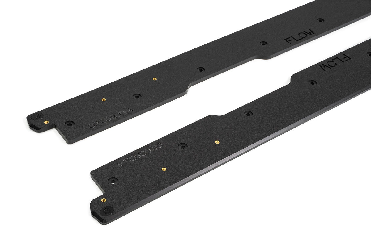 Flow Designs - Corolla GR Side Skirt Splitters (TEXTURED: Pair)