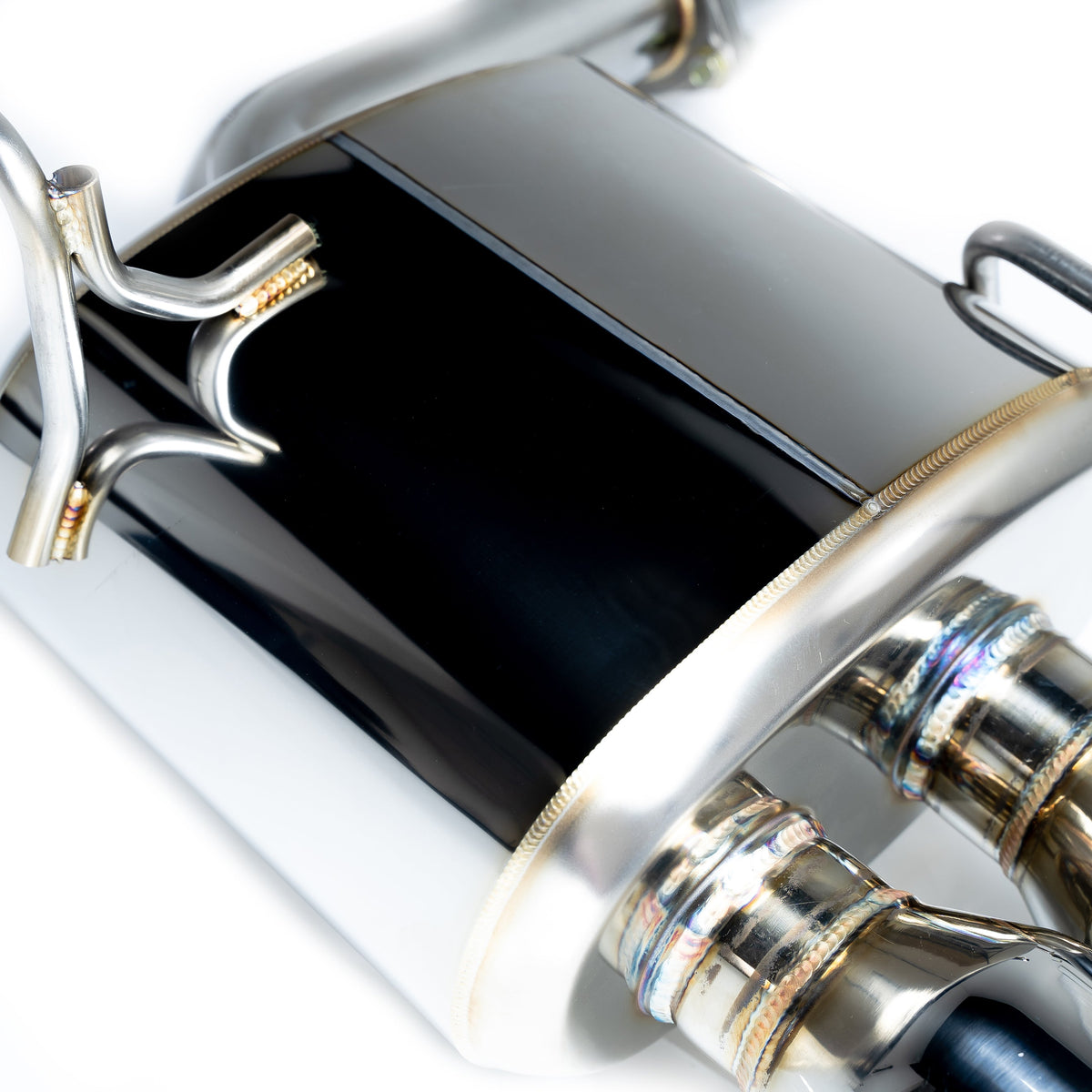 Remark 2015+ Subaru WRX/STi 4in Quad Cat-Back Exhaust Stainless Single Resonated - RK-C4076S-01C