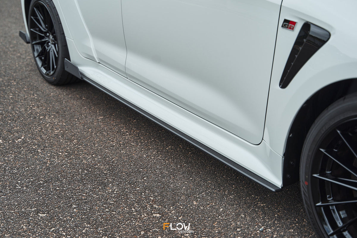Flow Designs - Corolla GR Side Skirt Splitters (TEXTURED: Pair)