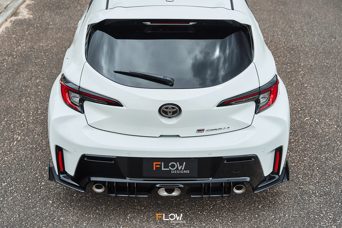 Flow Designs - Corolla GR Flow-Lock Rear Diffuser (TEXTURED)