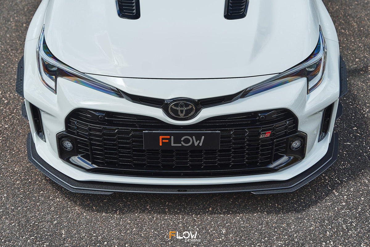 Flow Designs - Corolla GR Front Lip Splitter Extensions (Pair)