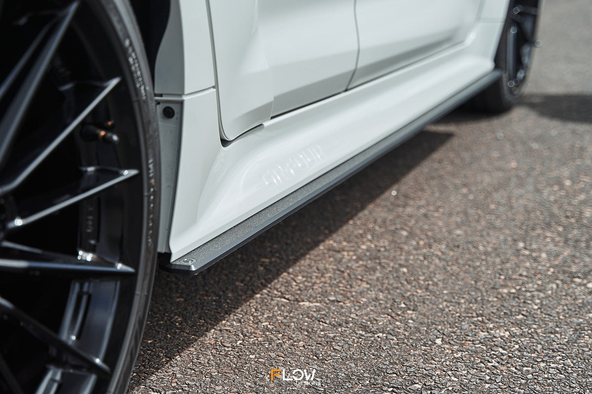 Flow Designs - Corolla GR Side Skirt Splitters (TEXTURED: Pair)
