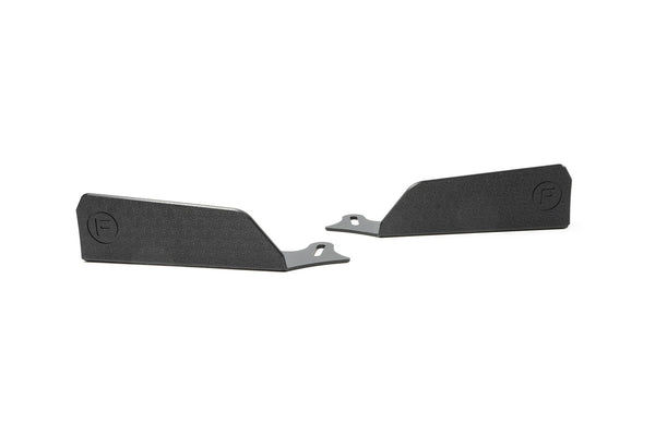 Flow Designs - Corolla GR Side Skirt Splitter Winglets (Pair) for 2023-2024 Toyota GR Corolla - front view
