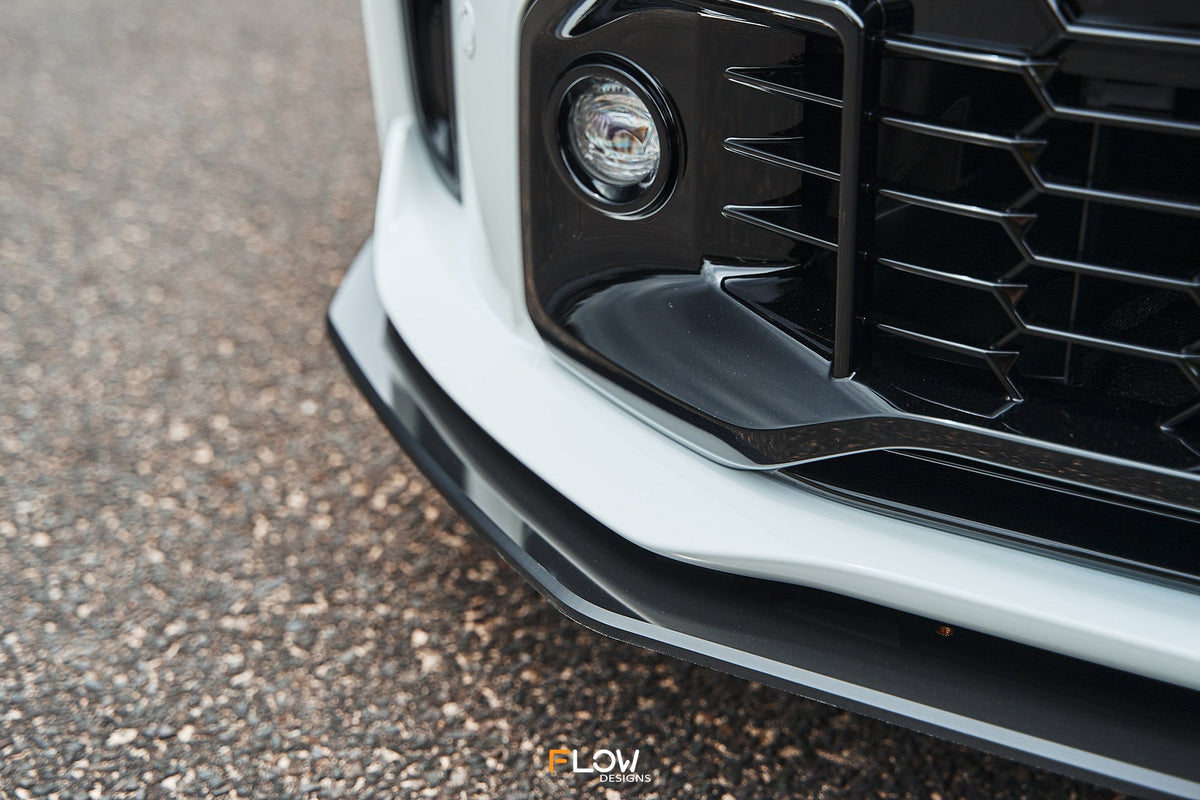 Flow Designs - Corolla GR Chassis Mounted Front Lip Splitter (GLOSS)