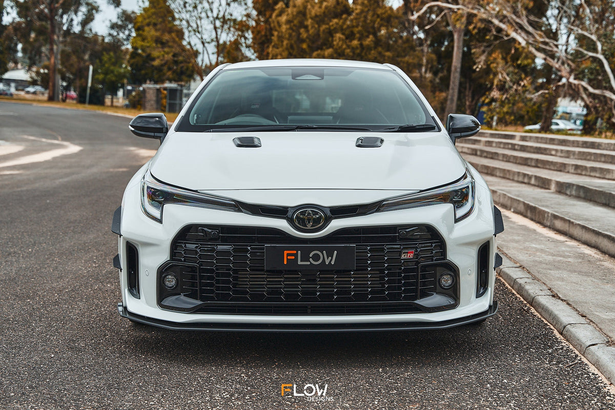 Flow Designs - Corolla GR Chassis Mounted Front Lip Splitter (GLOSS)