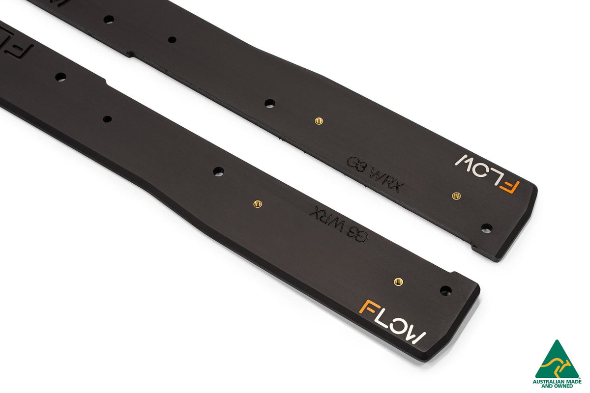 Flow Designs - Impreza WRX / STI G3 Sedan FL Side Skirt Splitters (Pair)