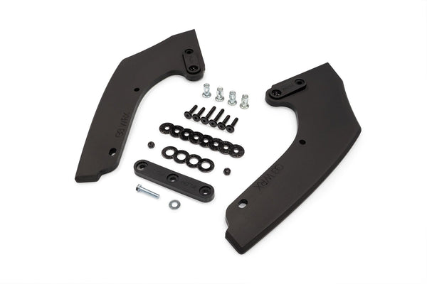Flow Designs - Impreza WRX / STI G3 Hatch (FL) Rear Spats (Pair) for 2011-2014 Subaru WRX - front view