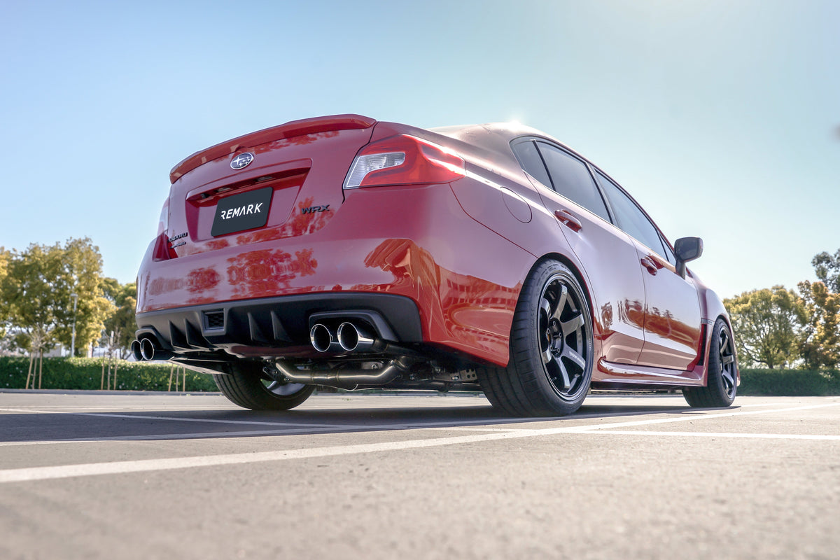 Remark 2015+ Subaru WRX/STI VA Axle Back Exhaust w/Titanium Stainless Double Wall Tip - RO-TTVA-D