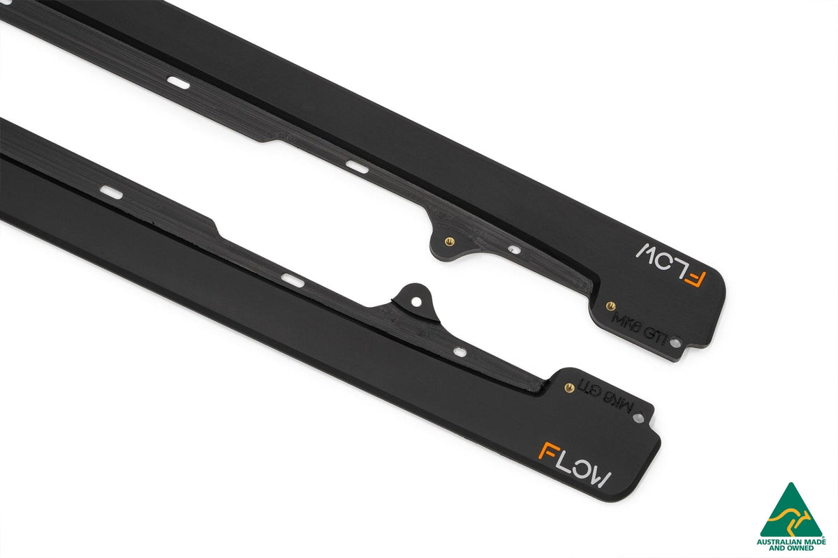 Flow Designs - MK6 Golf GTI Side Skirt Splitters V3 (Pair)