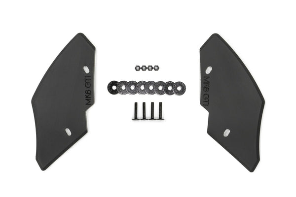 Flow Designs - MK6 Golf GTI Rear Spats V3 (Pair) for 2010-2014 Volkswagen GTI - front view