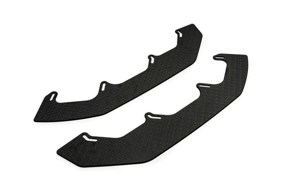 Flow Designs - Kona N Front Lip Splitter Extensions (Pair) for 2022-2023 Hyundai Kona N - front view