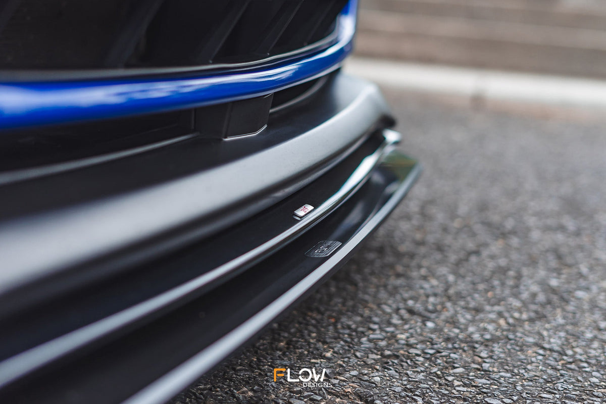 Flow Designs - ZD8 BRZ STI Front Lip Splitter (GLOSS)