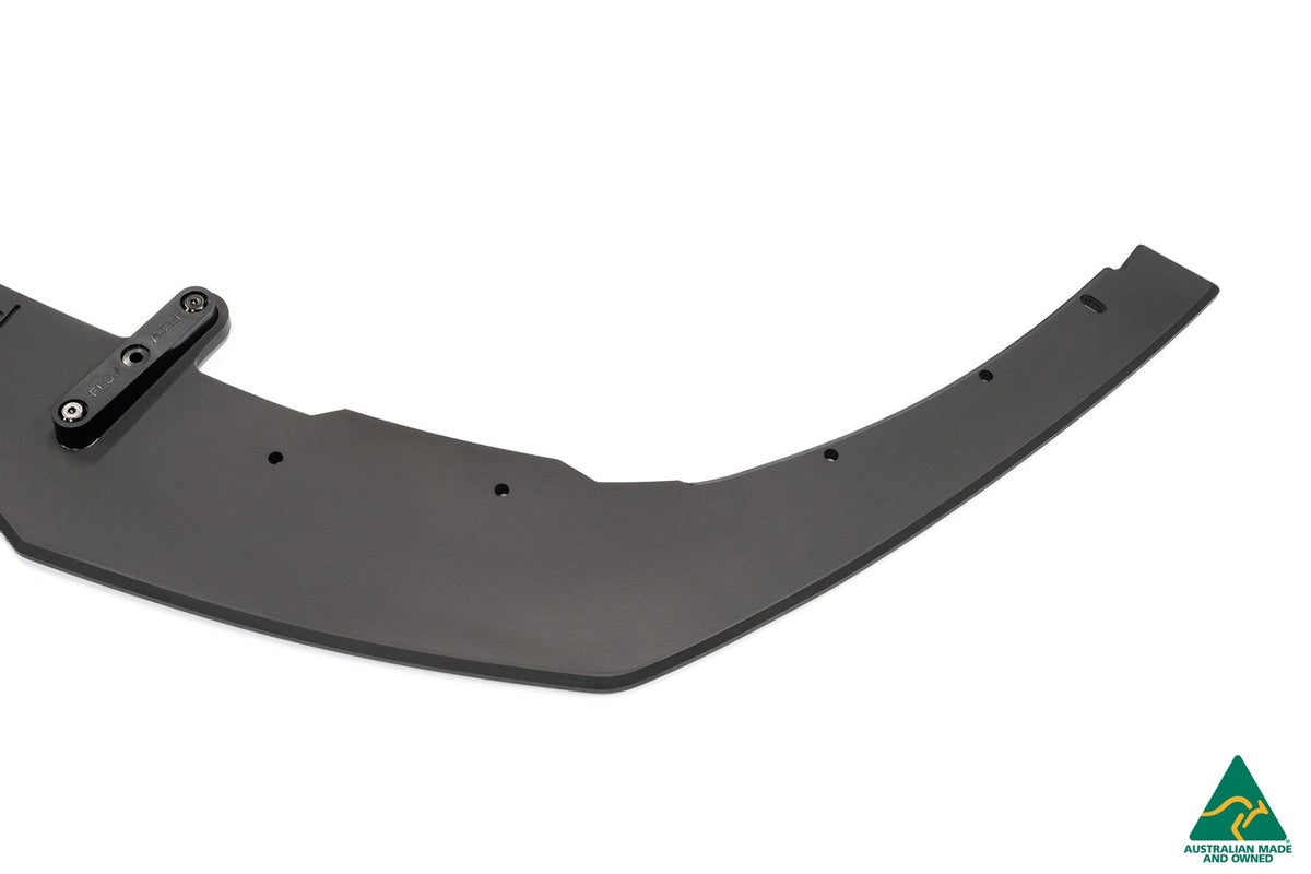 Flow Designs - Lancer Ralliart CJ Front Splitter V2.5 With Support Rods