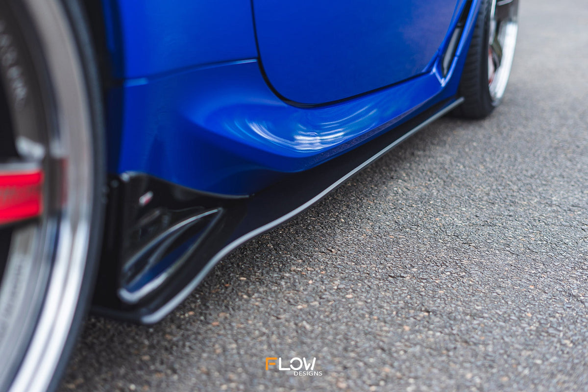 Flow Designs - ZD8 BRZ STI Side Skirt Splitters (GLOSS: Pair)