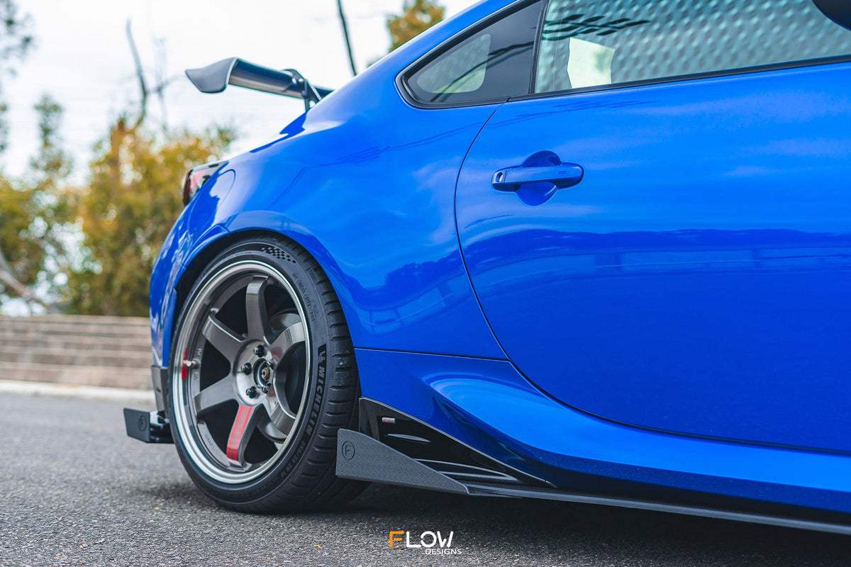 Flow Designs - ZD8 BRZ STI Side Skirt Splitter Winglets (Pair)