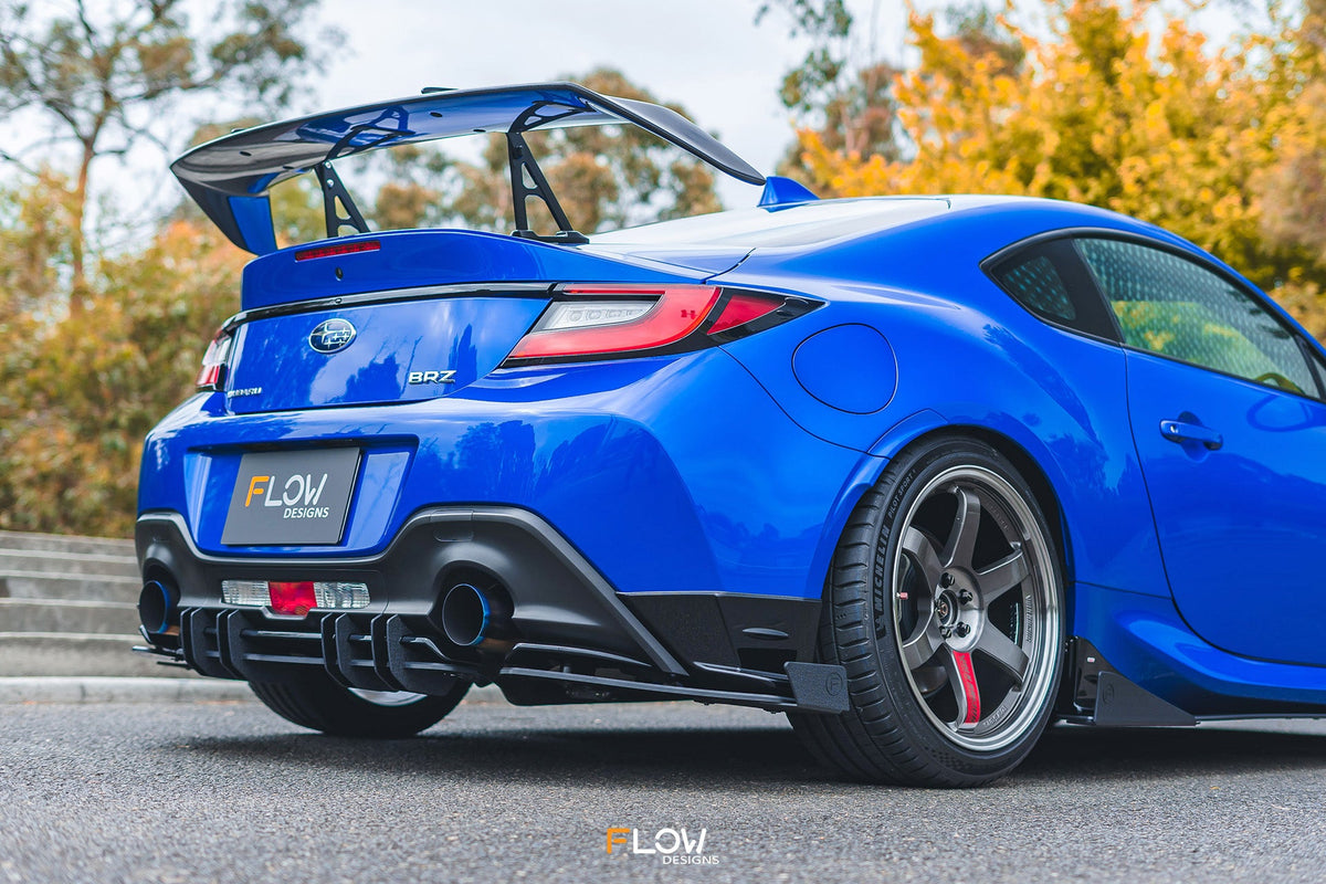 Flow Designs - ZD8 BRZ STI Flow-Lock Rear Diffuser (TEXTURED)